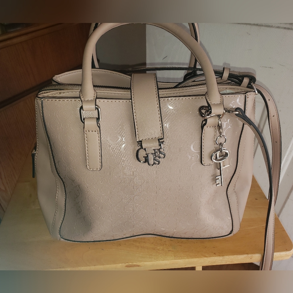 Guess Pink Monogram Purse